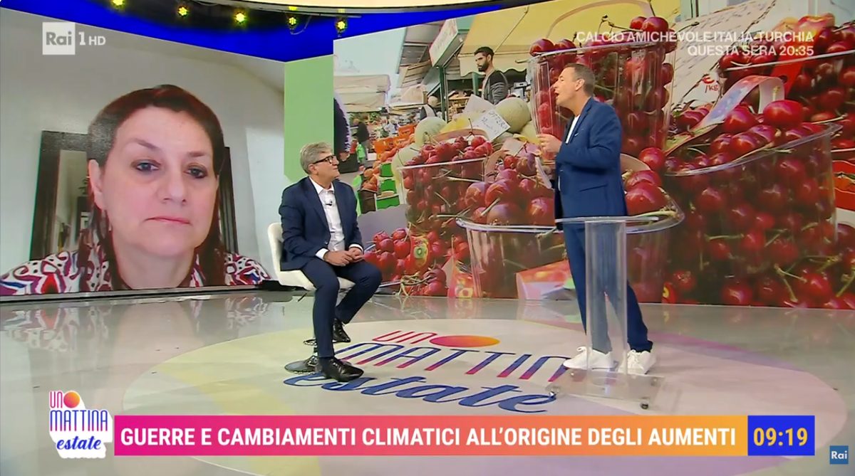 Rincari alimentari — 4 giugno 2024, Fonte: Rai 1 – UnoMattina Estate