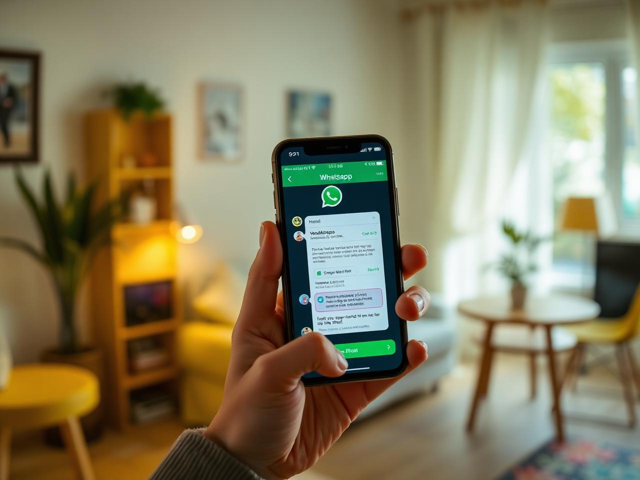 Cliente che invia la bolletta dell'acqua tramite WhatsApp
